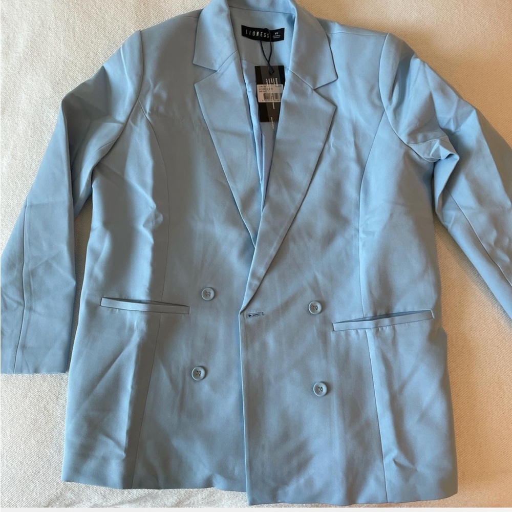 Lioness Baby Blue Oversized Blazer